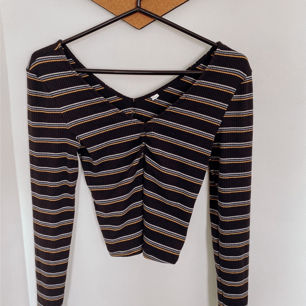 Pacsun striped tight long sleeve